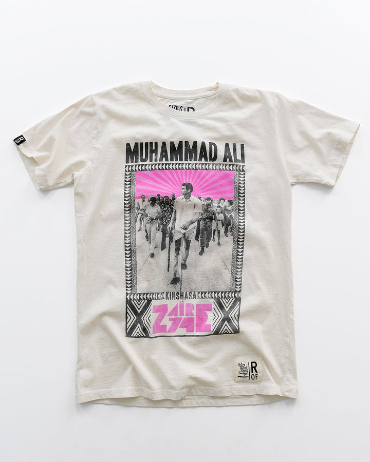 Ali Kinshasa Zaire '74 White Tee