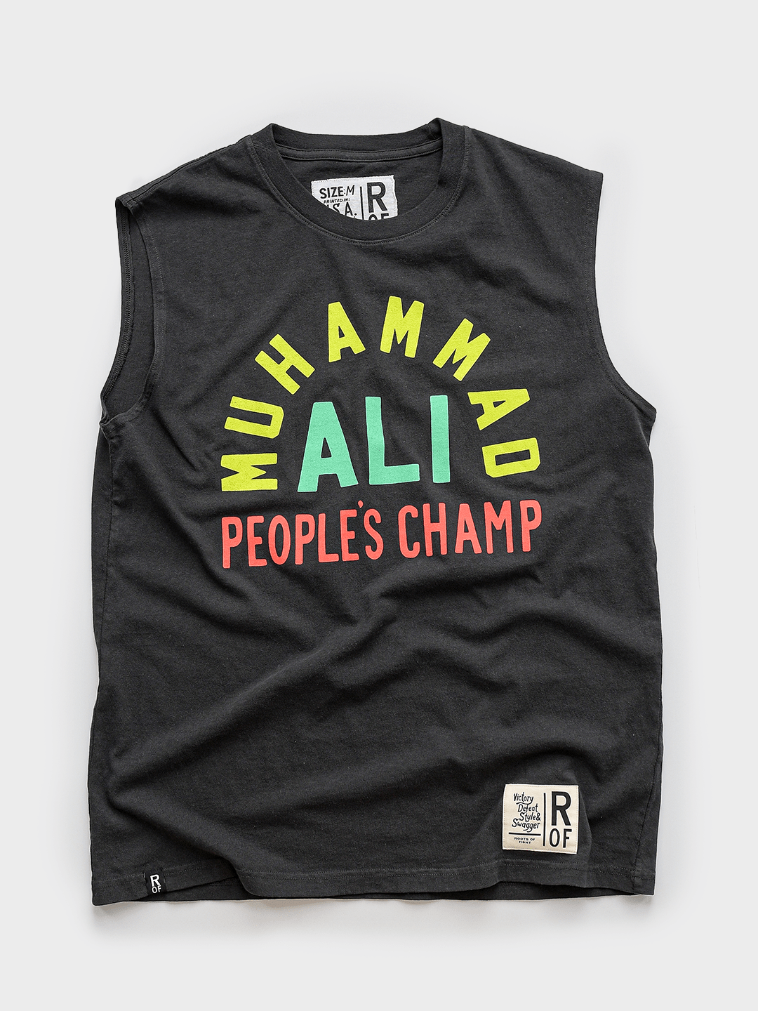 Ali People's Champ Black Muscle Tee