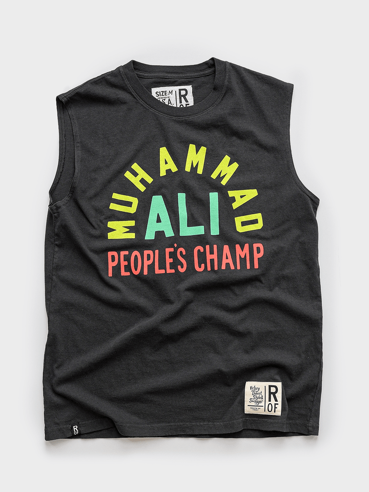 Ali People's Champ Black Muscle Tee