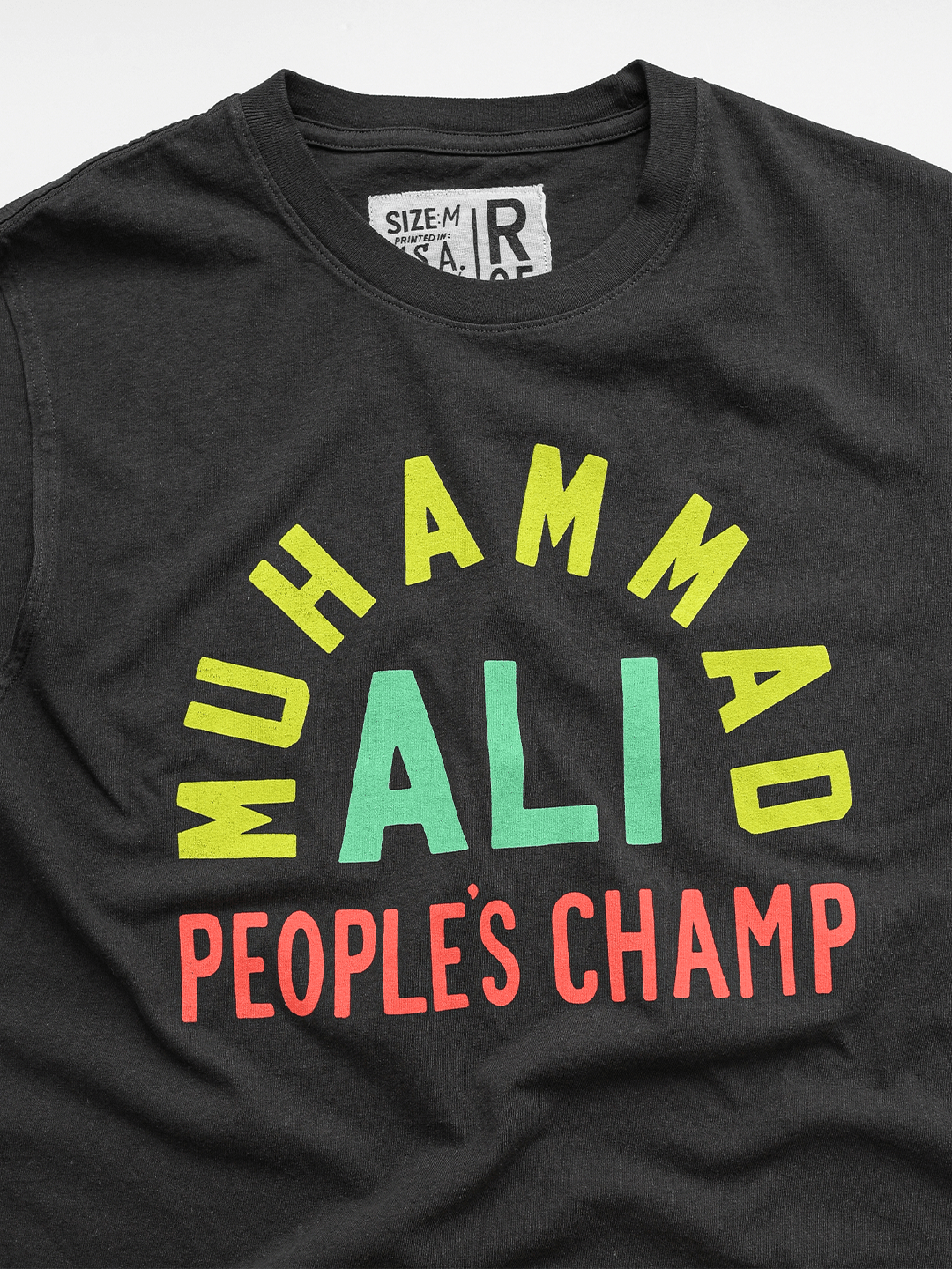 Ali People's Champ Black Muscle Tee