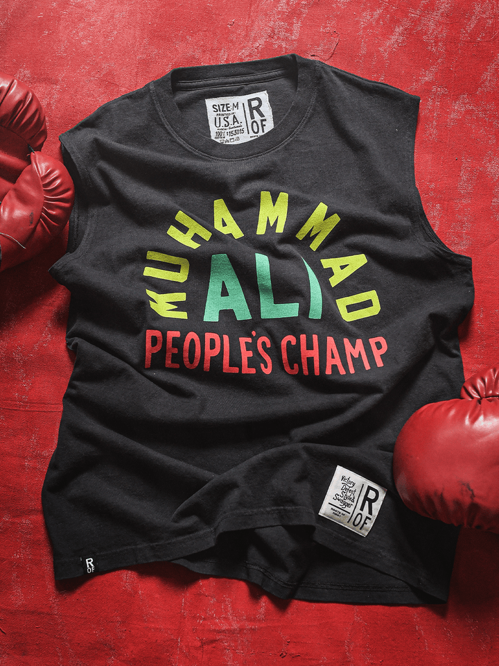 Ali People's Champ Black Muscle Tee