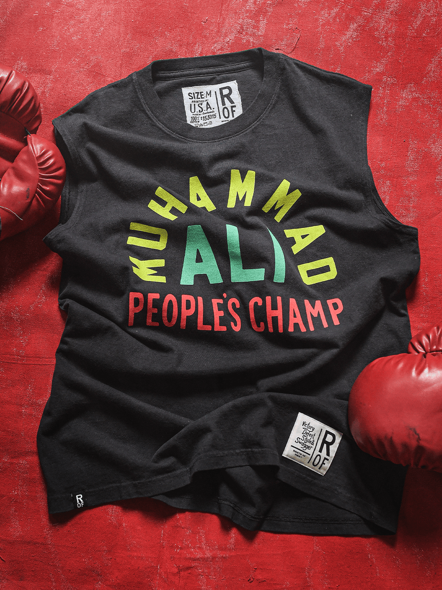 Ali People's Champ Black Muscle Tee