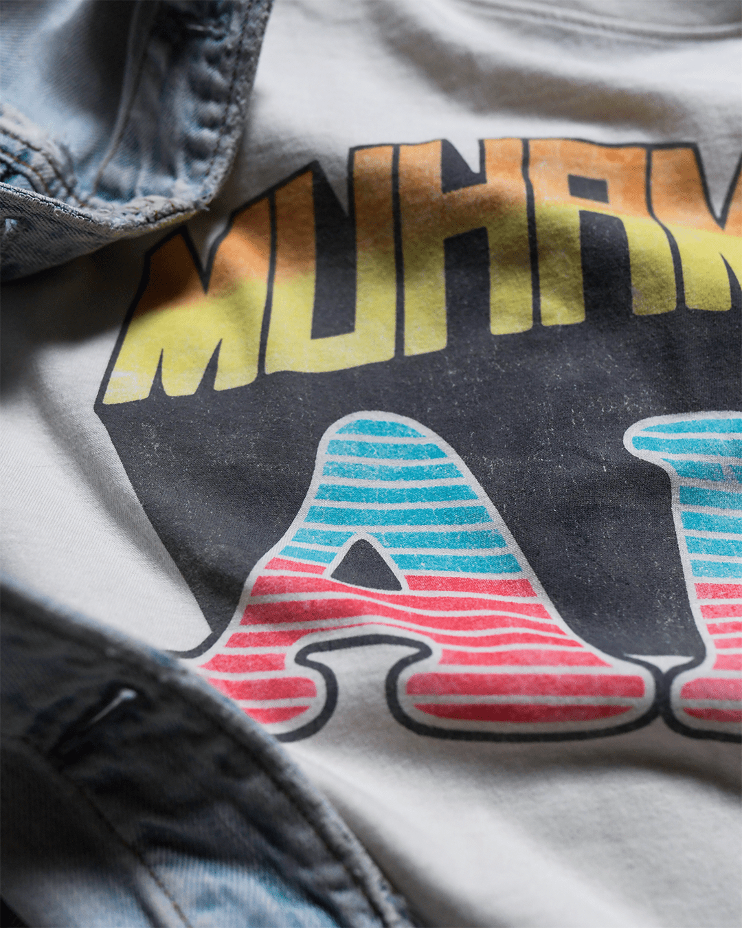 Ali Vintage Throwback White Tee