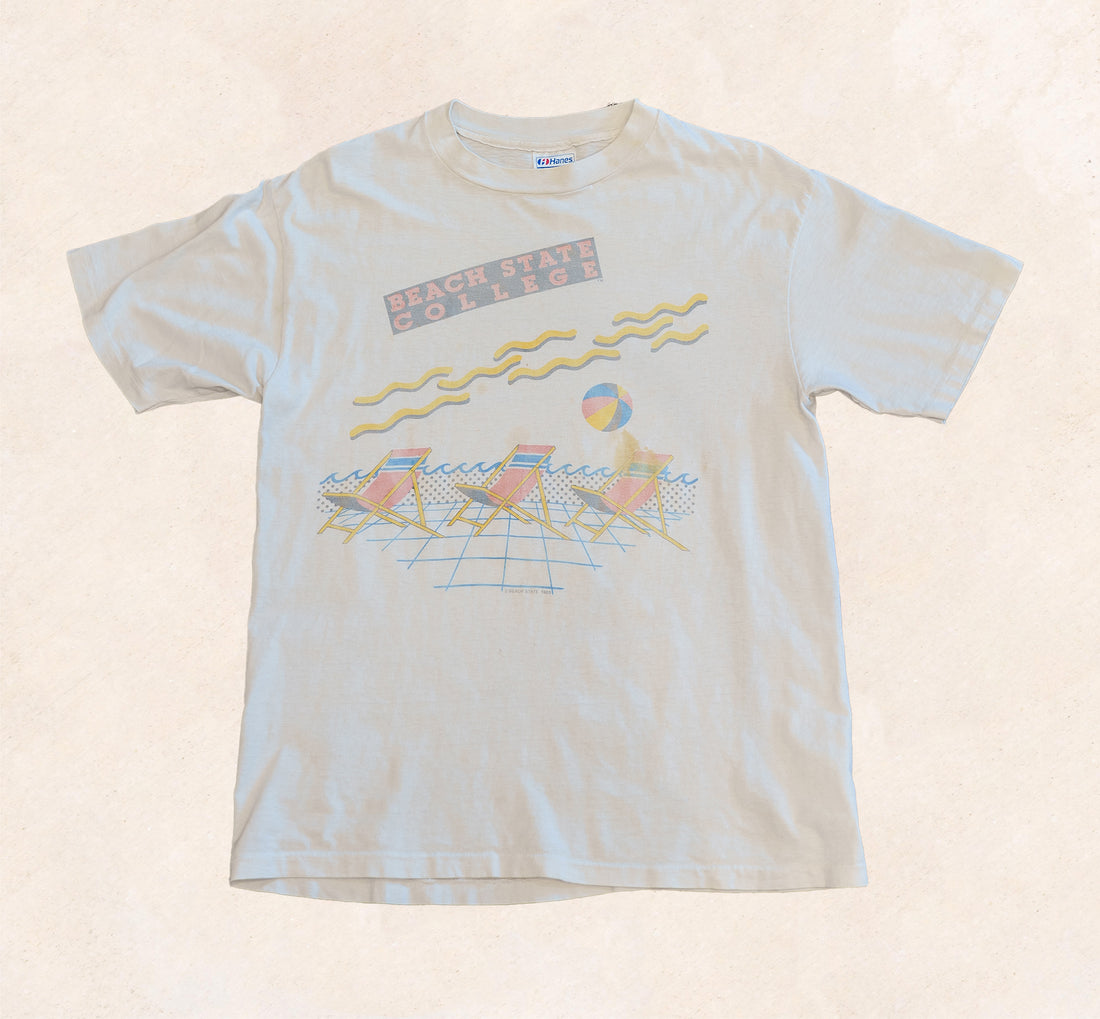 Vintage Beach State College T-Shirt