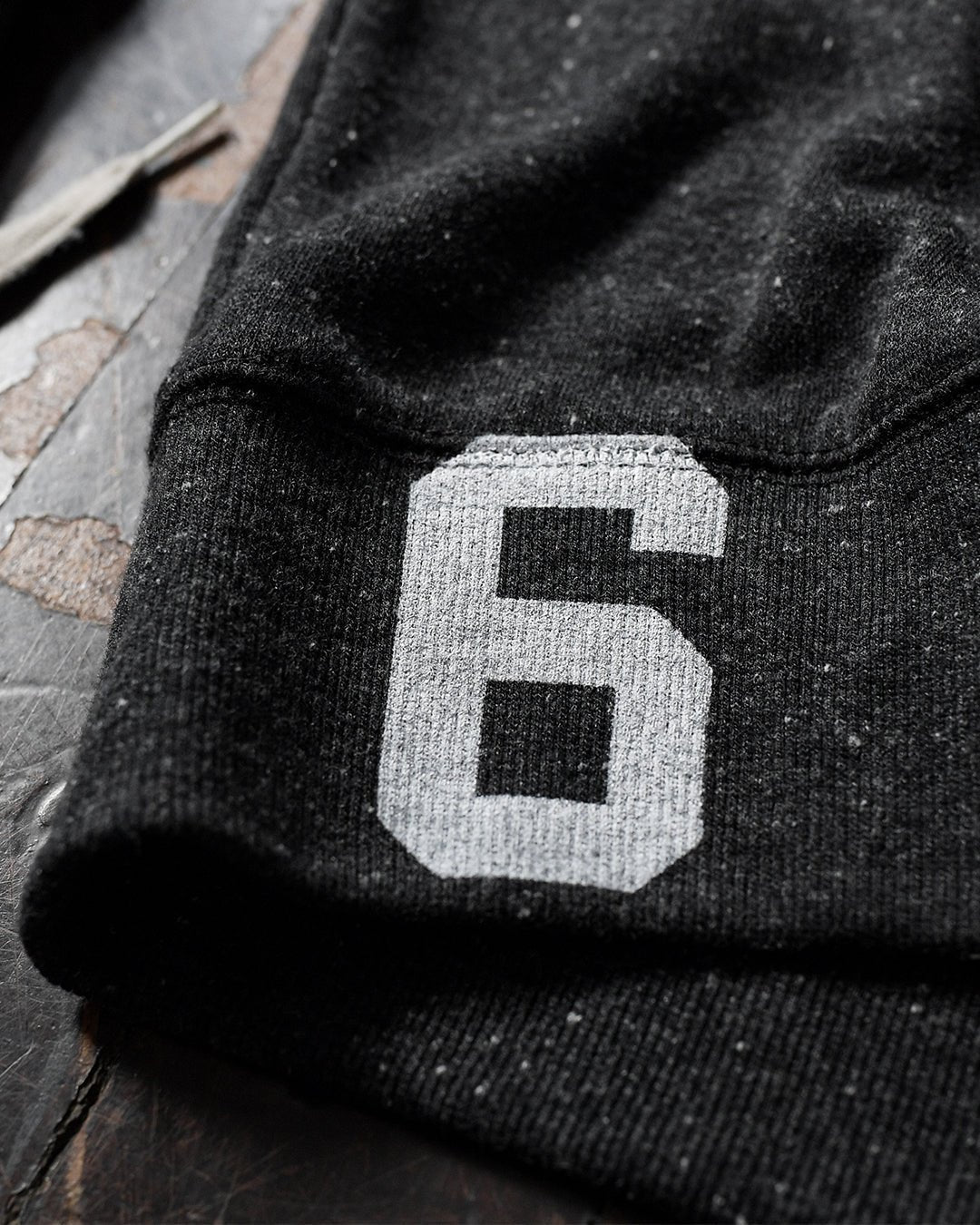 Bill Russell #6 Black Sweatshirt