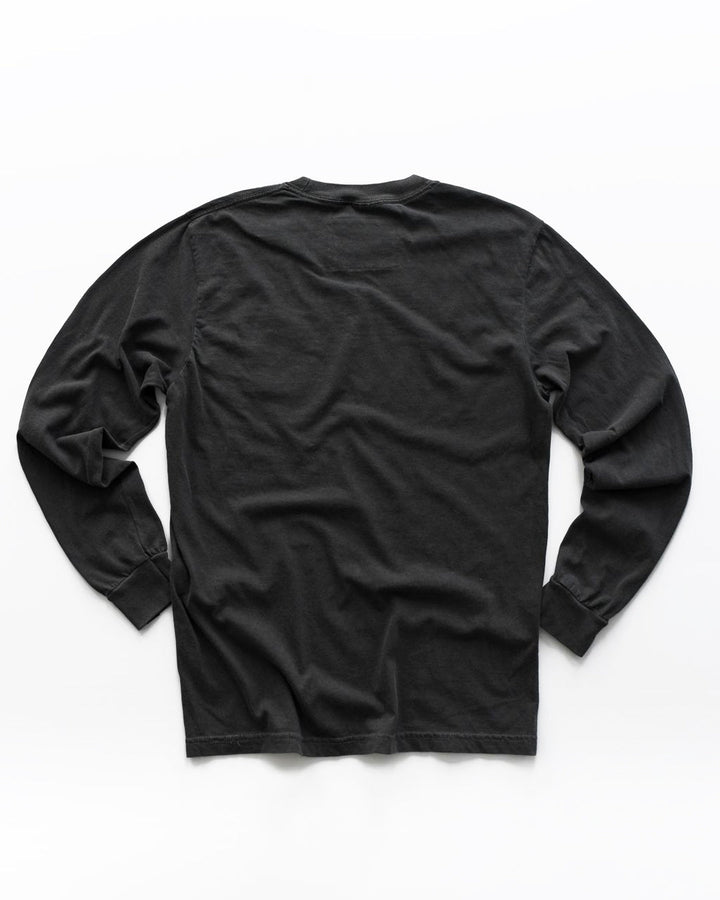 Bill Russell #6 Charcoal Long Sleeve Tee