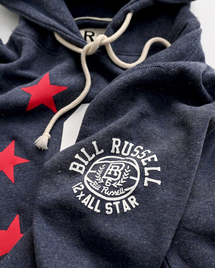 Bill Russell All Star Navy PO Hoody