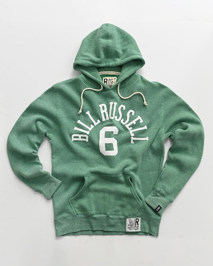 Bill Russell Boston #6 PO Hoody