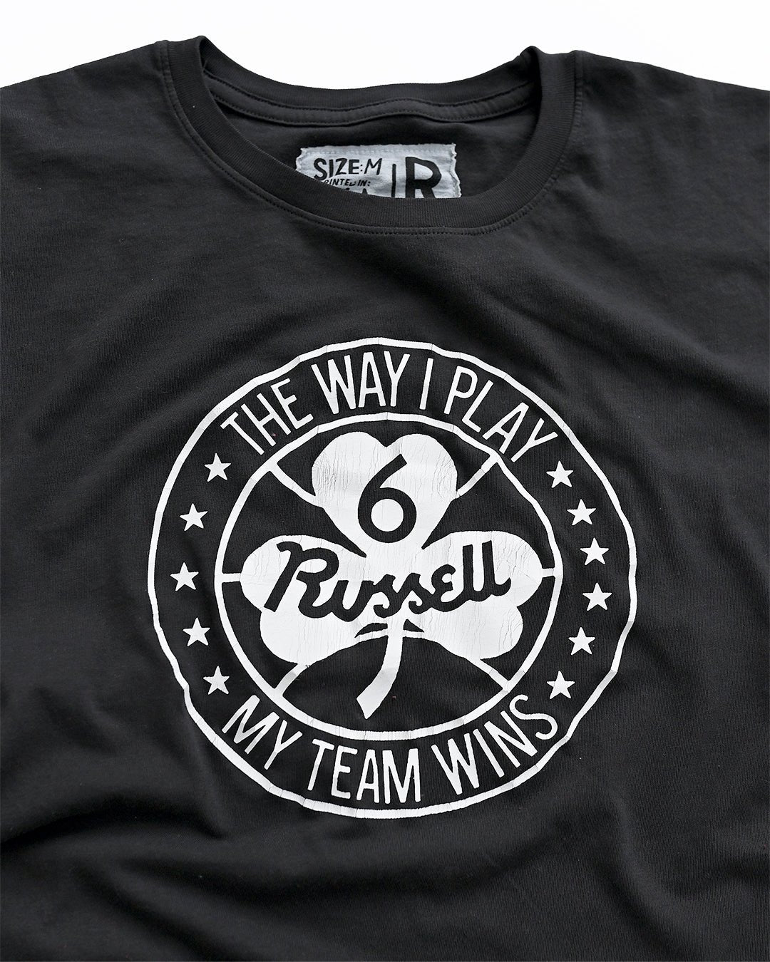 Bill Russell 'The Way I Play' Black Tee