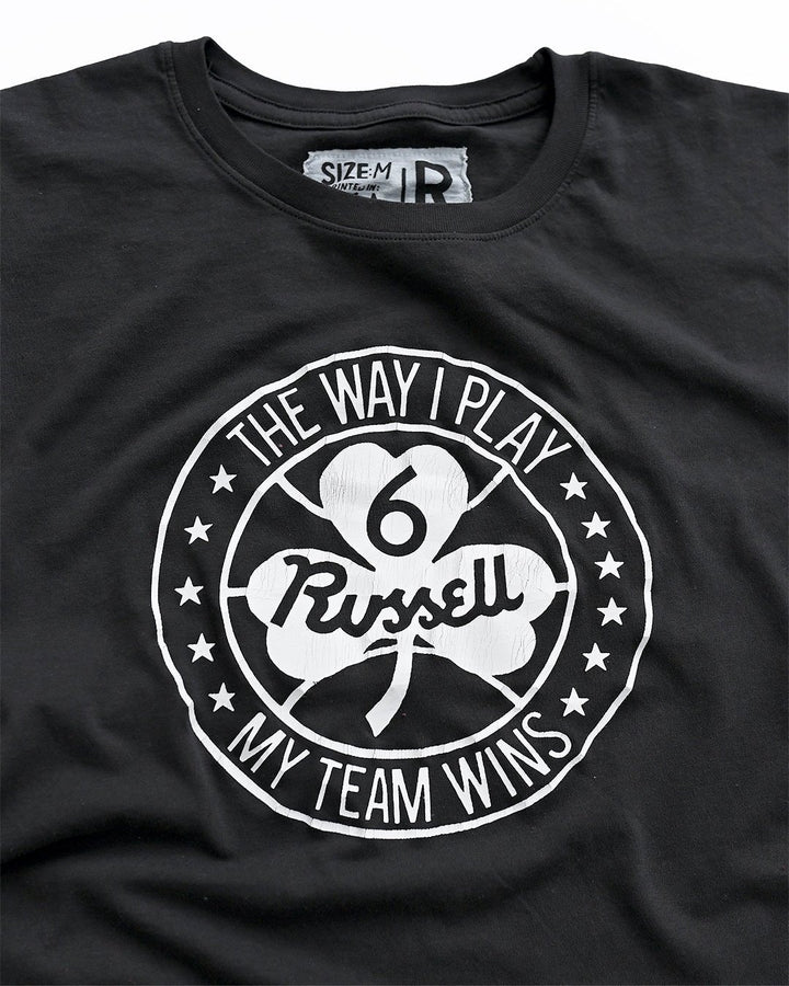 Bill Russell 'The Way I Play' Black Tee