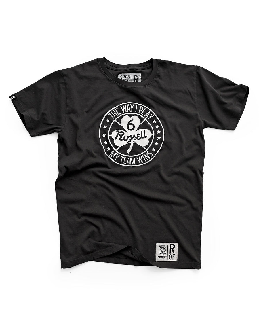 Bill Russell 'The Way I Play' Black Tee