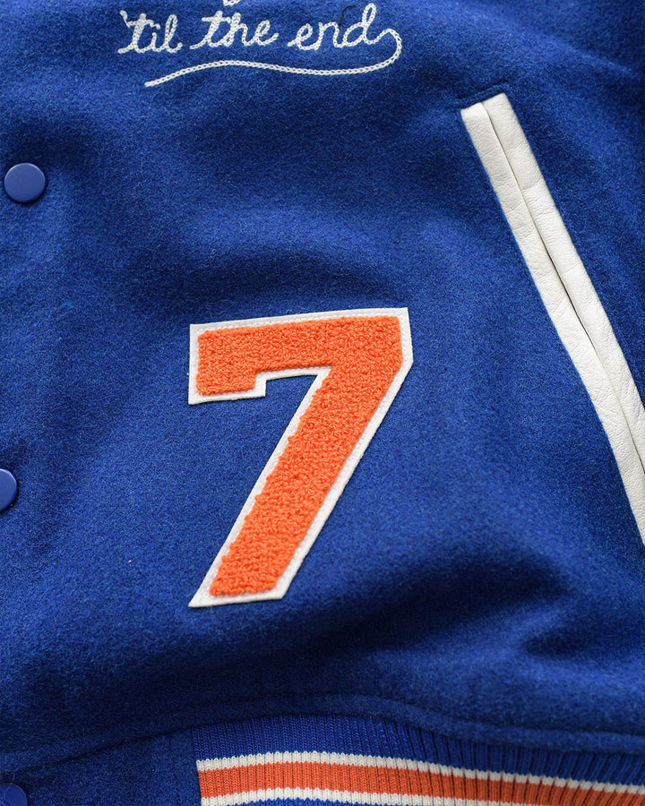 C. Anthony New York Blue Varsity Jacket