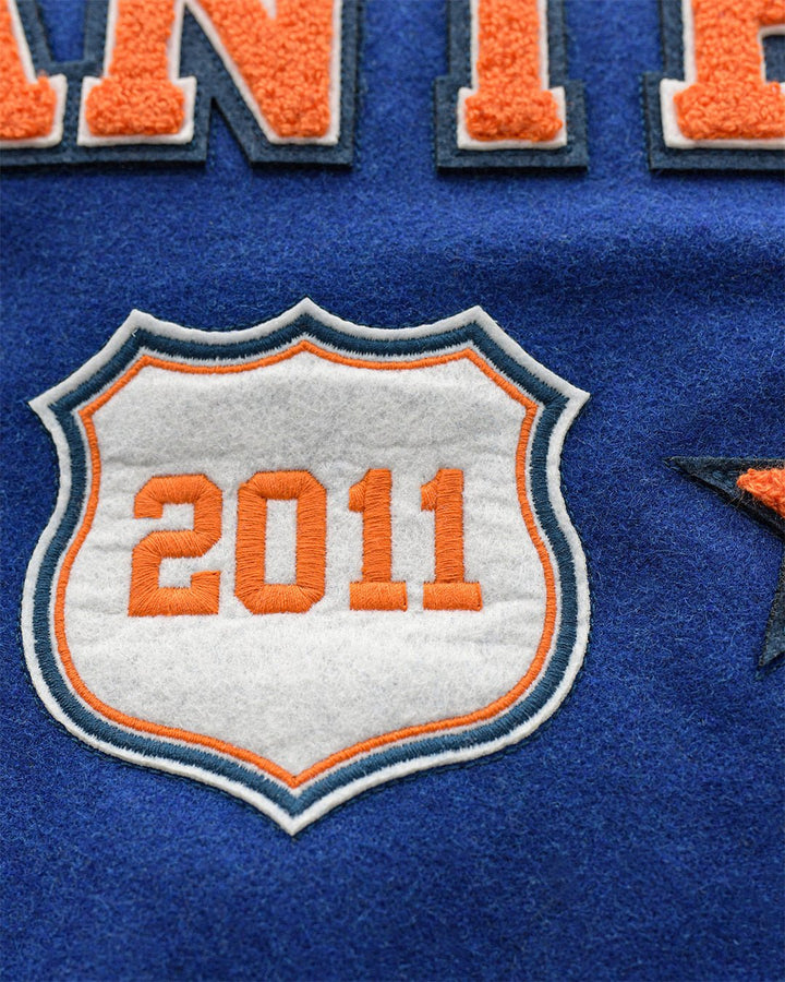 C. Anthony New York Blue Varsity Jacket