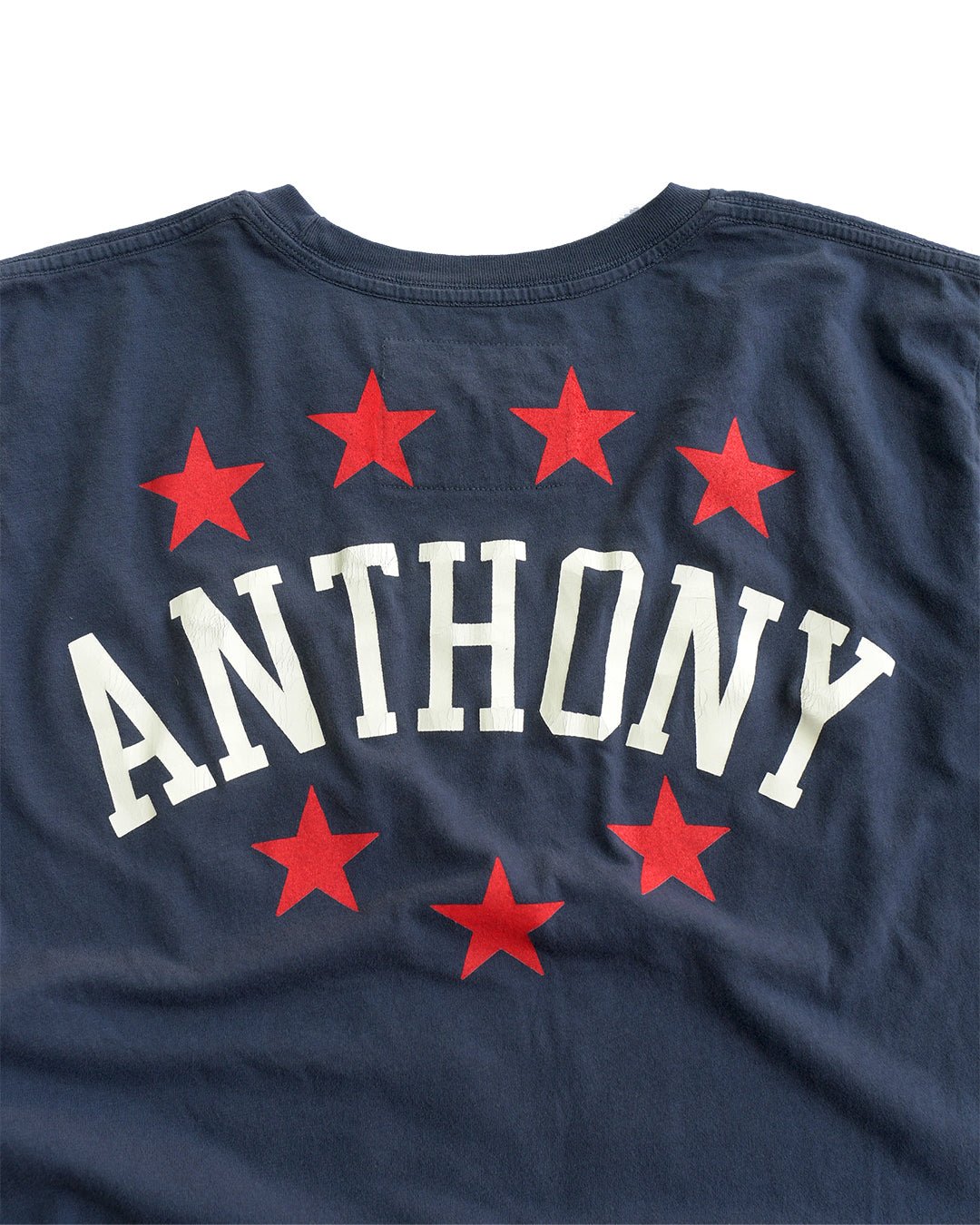 Carmelo Anthony #15 Basketball Navy Tee