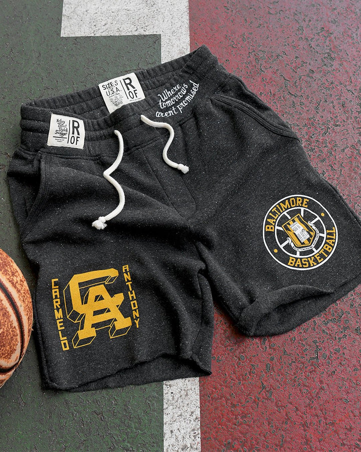 Carmelo Anthony Baltimore Pride Black Shorts