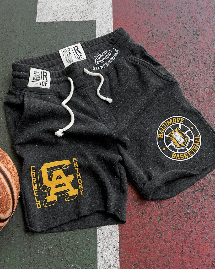 Carmelo Anthony Baltimore Pride Black Shorts