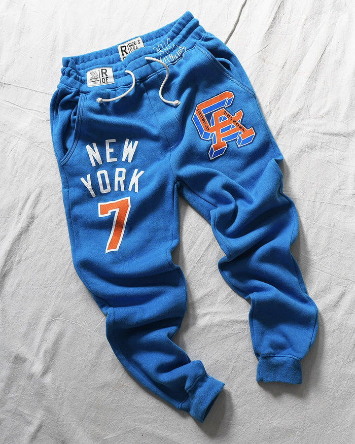 Carmelo Anthony NYC Til the End Blue Sweatpants