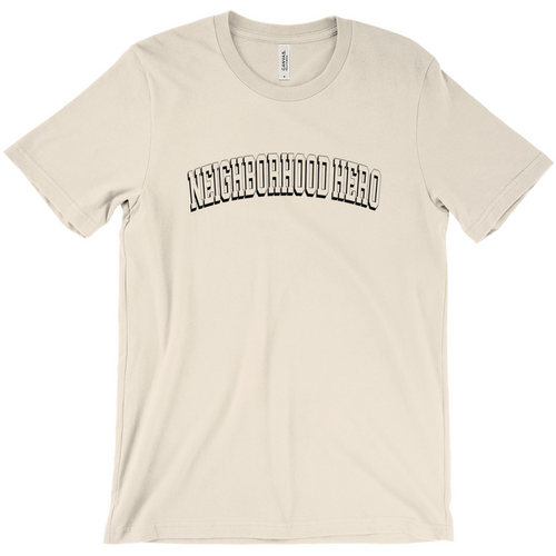 Neighborhood Hero Black Print T-Shirt