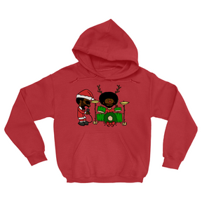 Black Thought and Questlove as Santa and Rudolph Christmas Hooded Sweatshirt