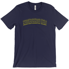 Neighborhood Hero Yellow Print T-Shirt