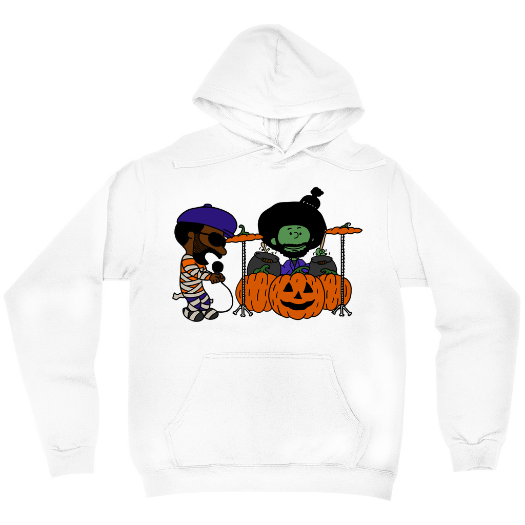 Black Thought and Questlove as Mummy and Frankenstein Halloween Hooded Sweatshirt