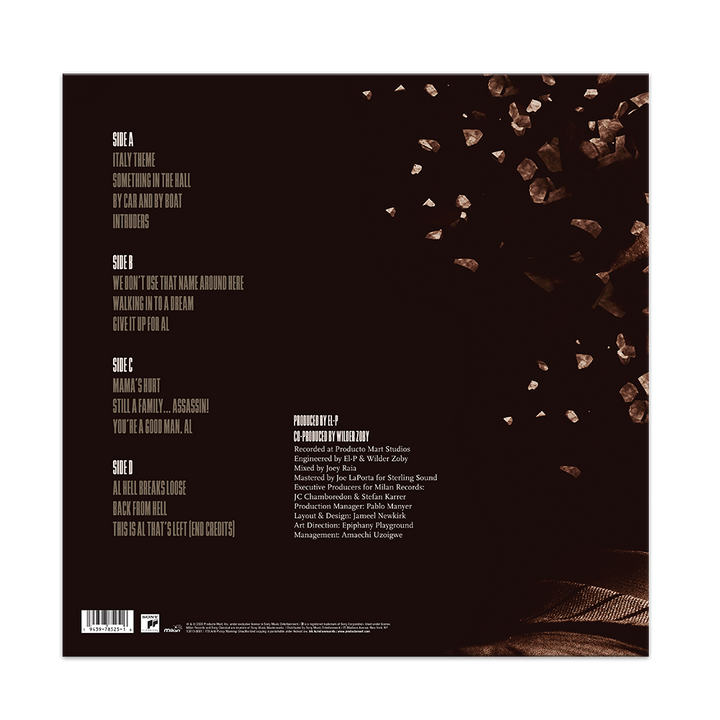 CAPONE SOUNDTRACK 2XLP (SCORE BY EL-P)
