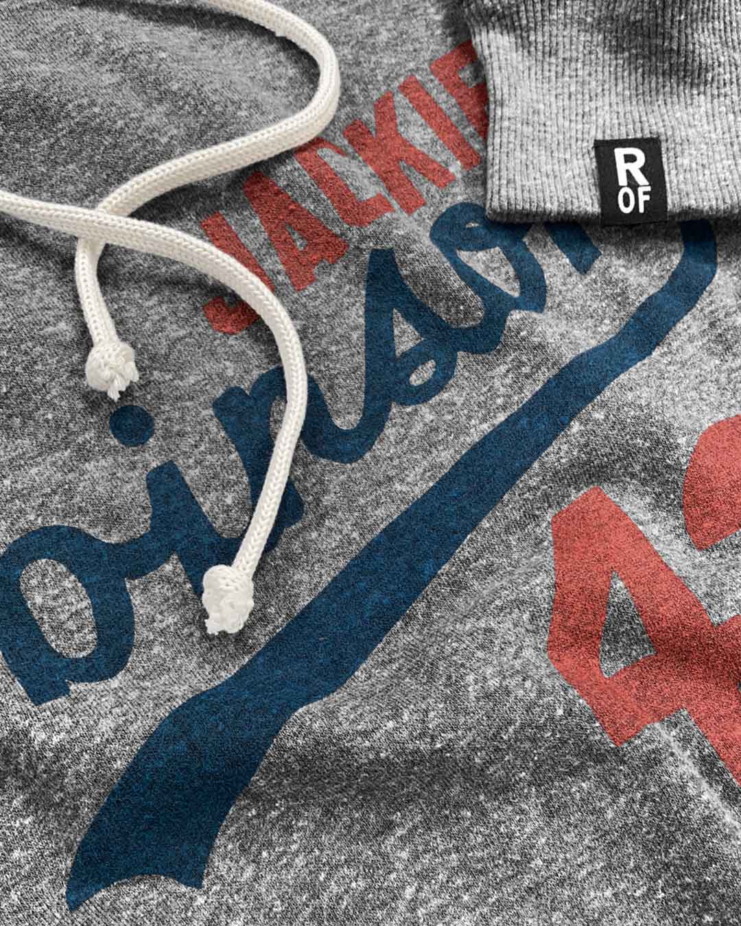 Jackie Robinson #42 Classic Grey PO Hoody