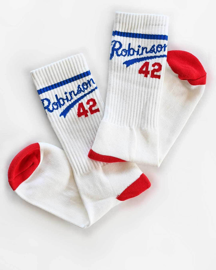 Jackie Robinson #42 White Socks