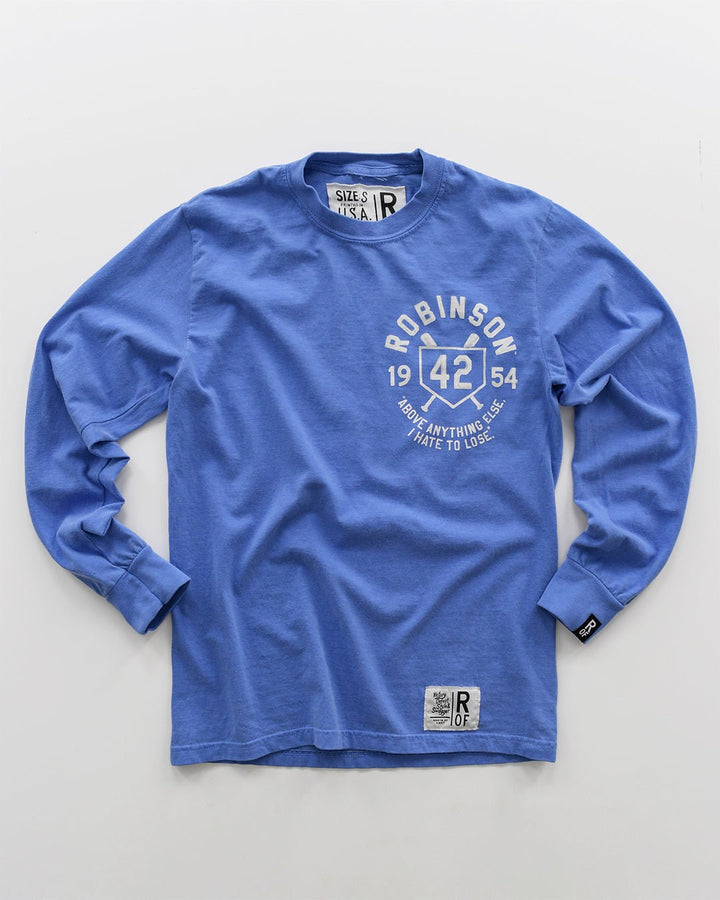 Jackie Robinson '54 Royal Blue Long Sleeve Tee