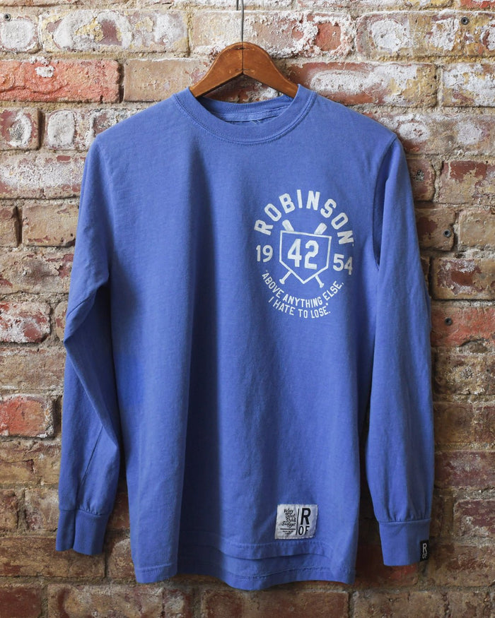Jackie Robinson '54 Royal Blue Long Sleeve Tee