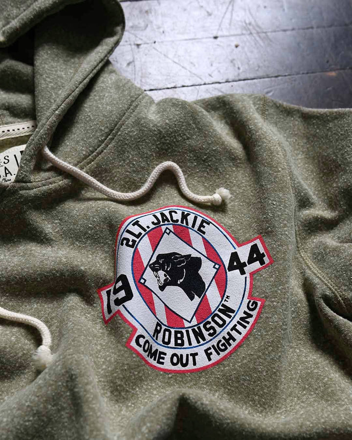 Jackie Robinson The Black Panthers Olive PO Hoody