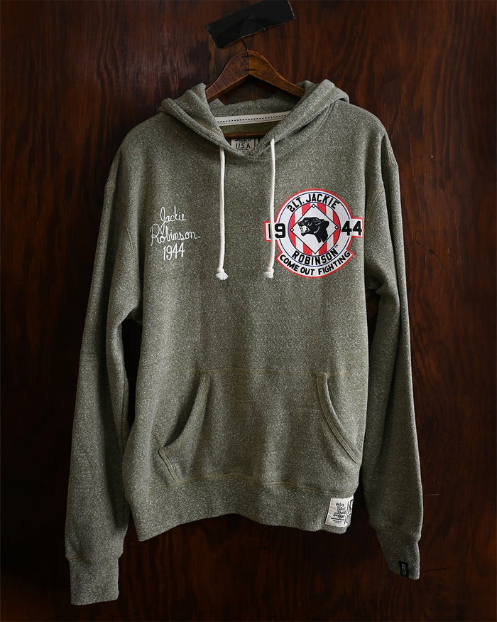 Jackie Robinson The Black Panthers Olive PO Hoody