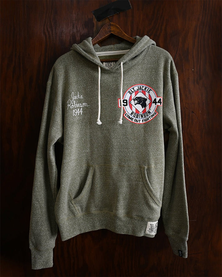 Jackie Robinson The Black Panthers Olive PO Hoody
