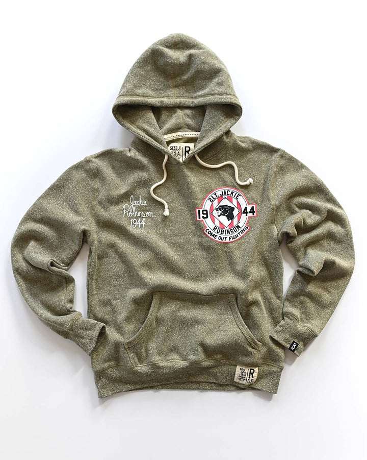 Jackie Robinson The Black Panthers Olive PO Hoody