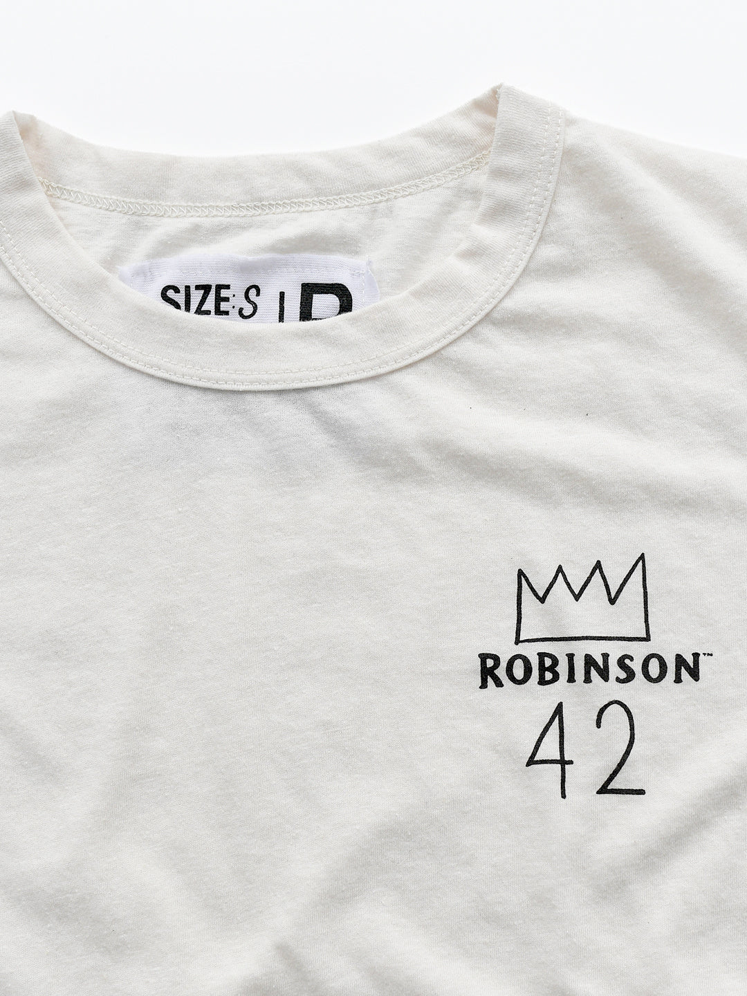 Jackie Robinson Vintage #42 Women's White Tee