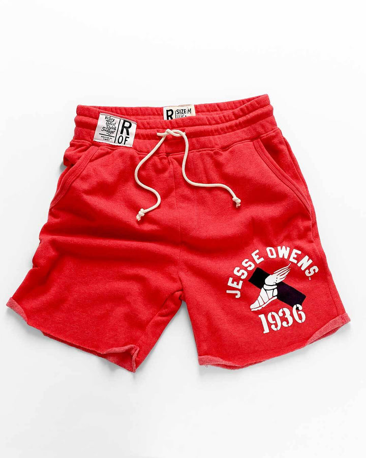 Jesse Owens Games 1936 Red Shorts