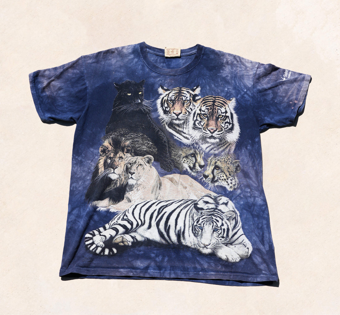 Jungle Cats Tie Dye T-Shirt | Rare Finds