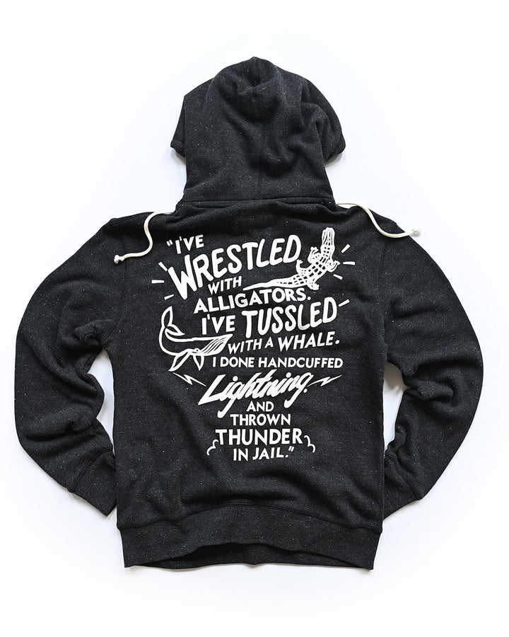 M. Ali Alligator Quote Black PO Hoody