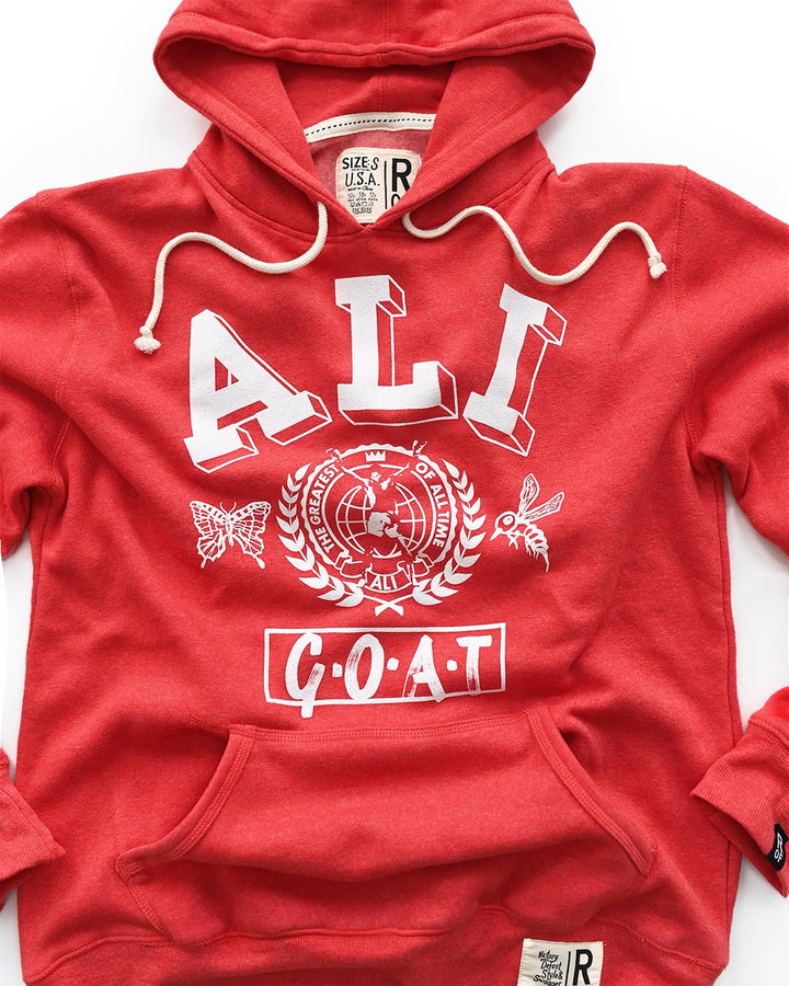 M. Ali Boxing GOAT Red PO Hoody