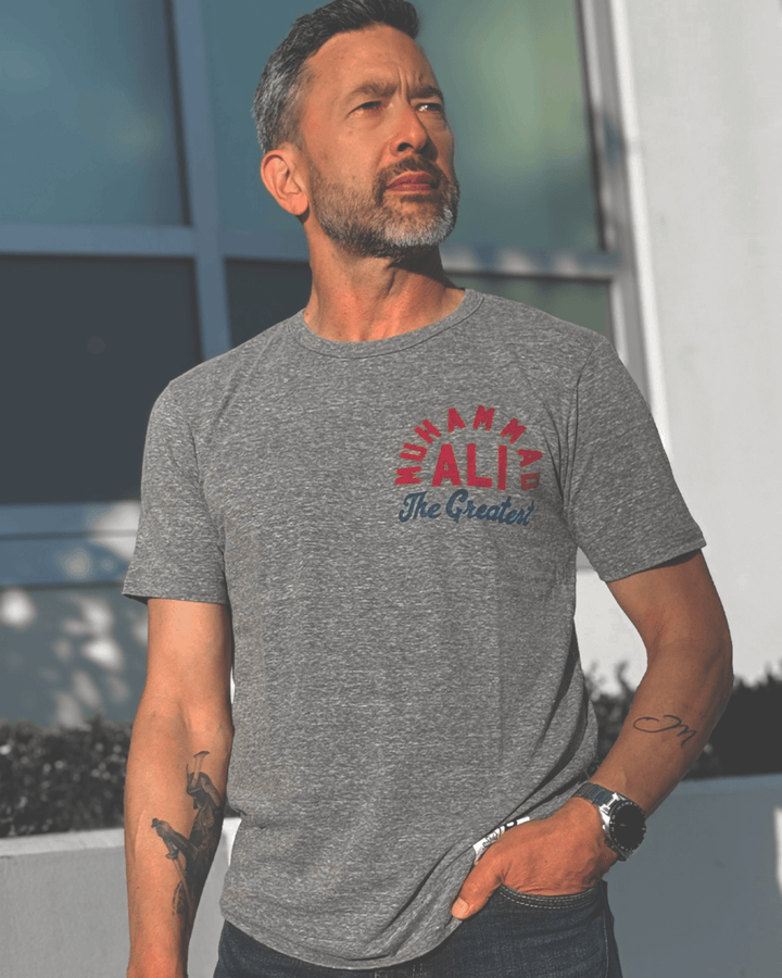 M. Ali The Greatest Grey Triblend Tee
