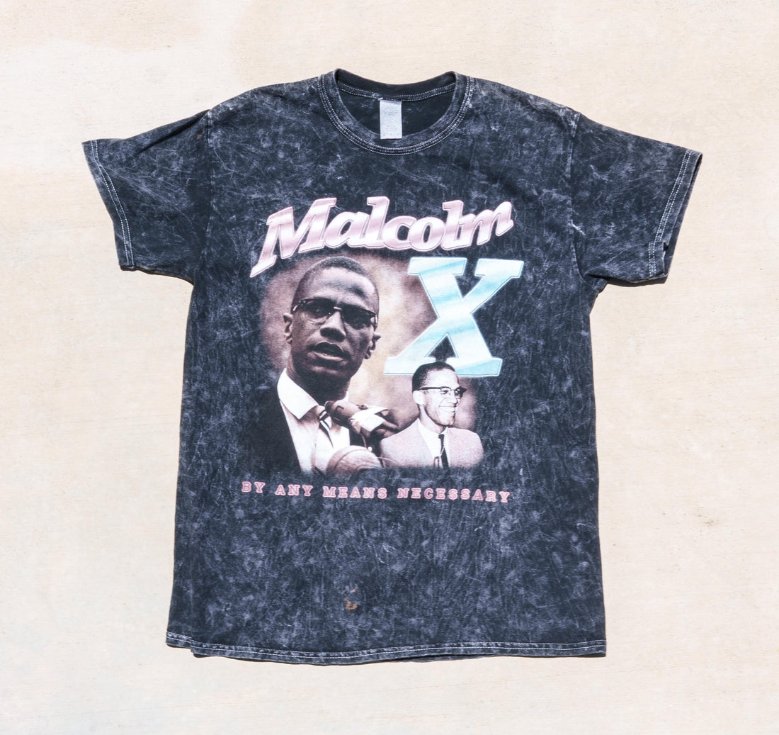 Malcolm X "By Any Means Necessary' T-Shirt