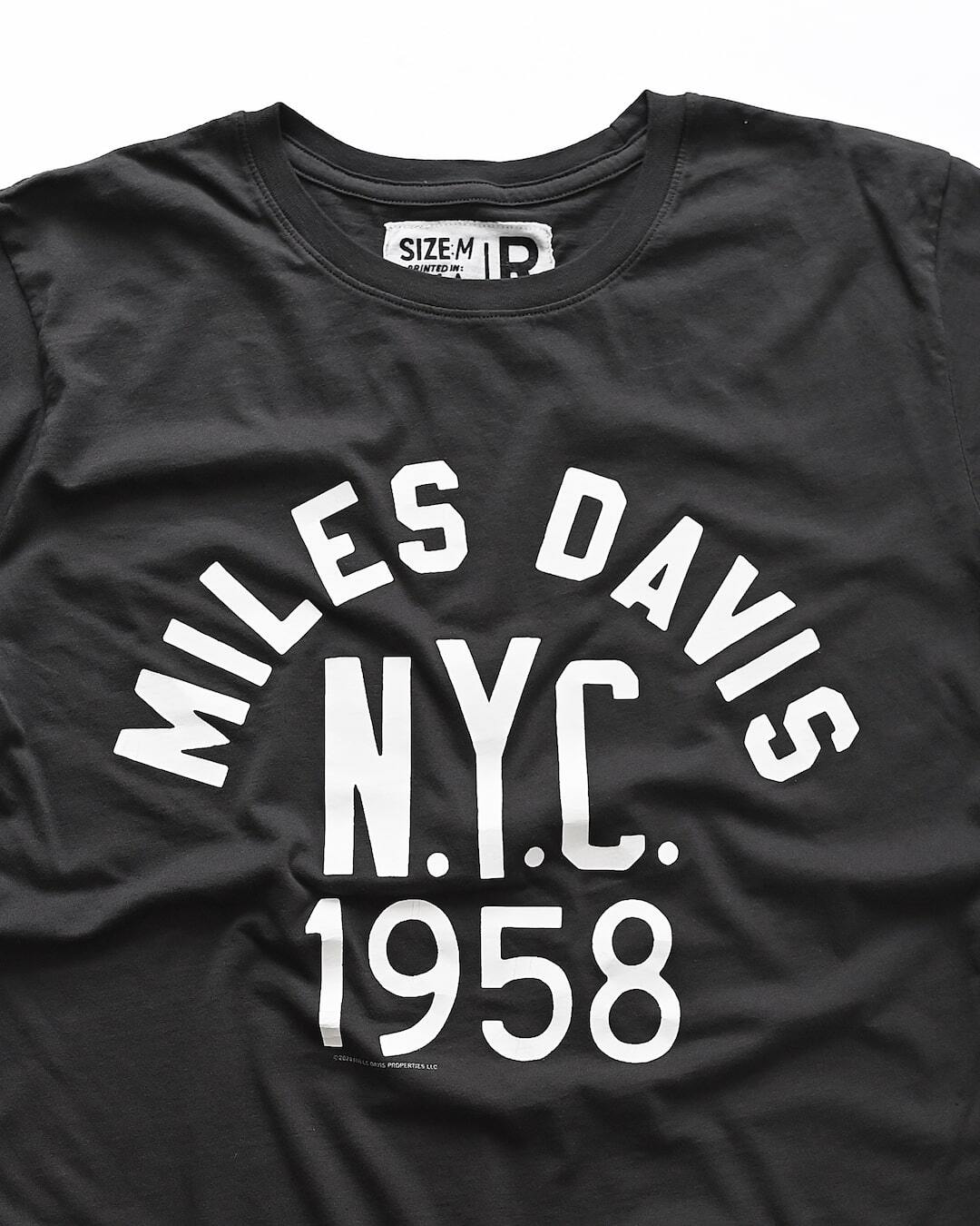 Miles Davis 1958 NYC Black Tee