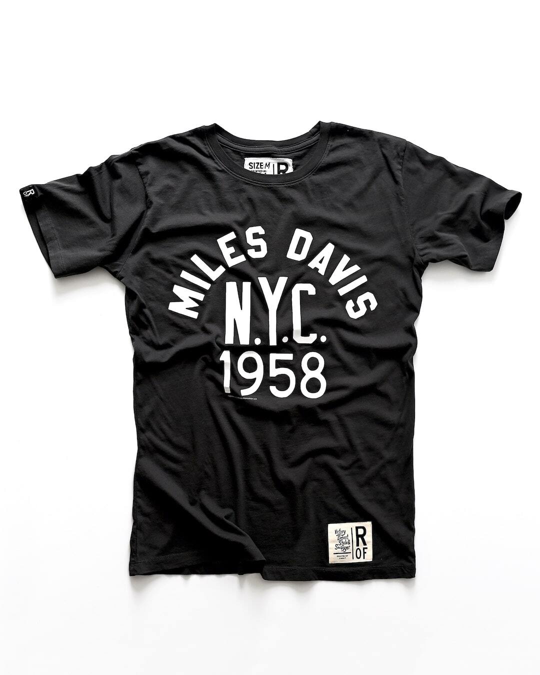 Miles Davis 1958 NYC Black Tee