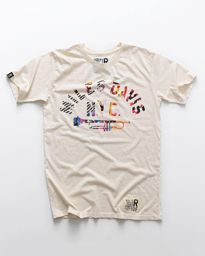 Miles Davis NY Trumpet White Tee