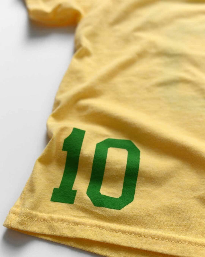 Pelé #10 Brasil Gold Kid's Tee