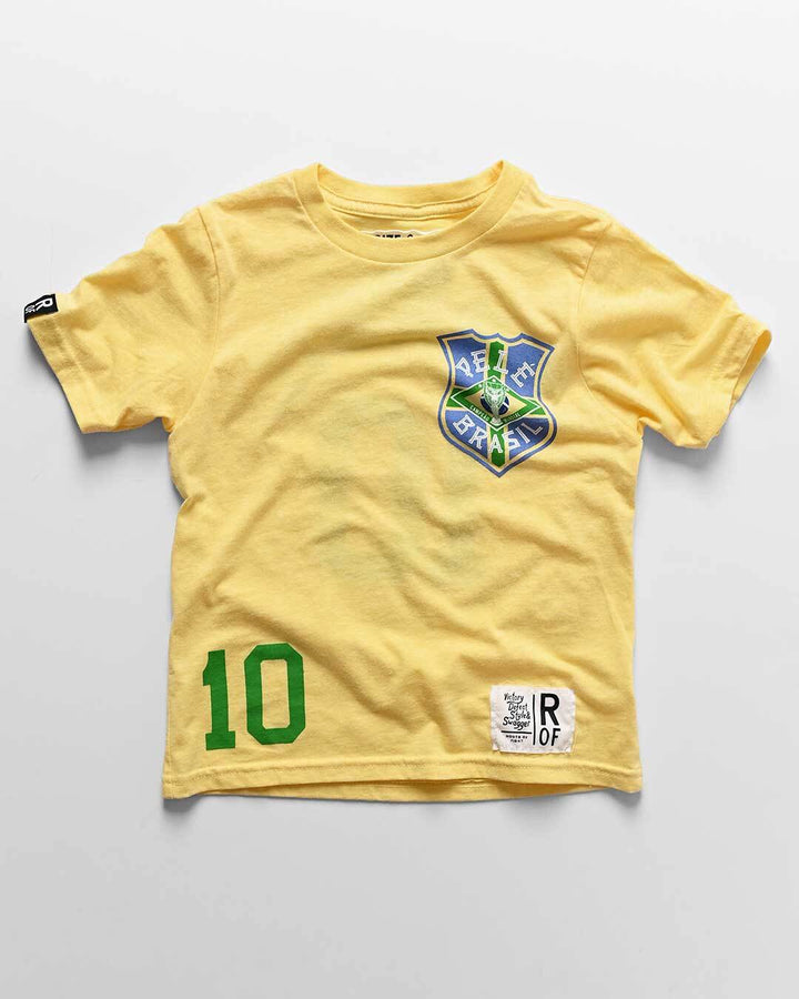 Pelé #10 Brasil Gold Kid's Tee