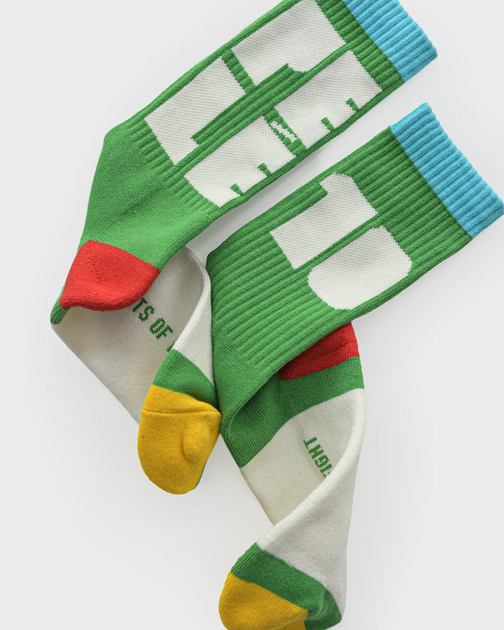Pelé #10 Brasil Green Socks