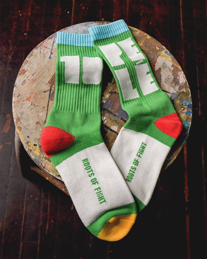 Pelé #10 Brasil Green Socks
