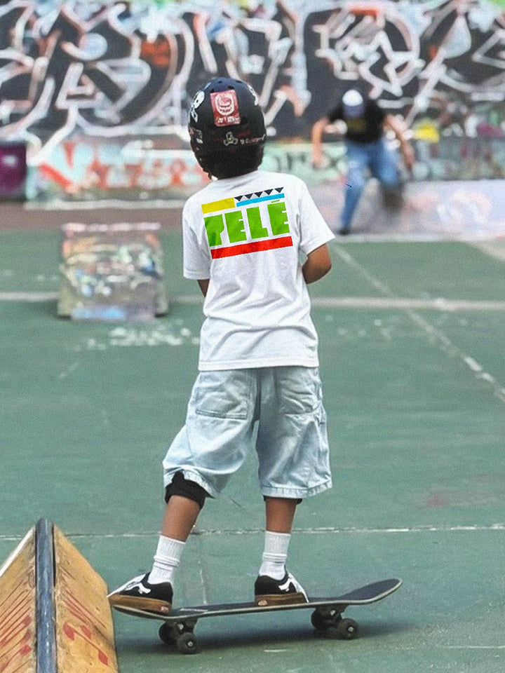 Pelé #10 Brasil White Kid's Tee