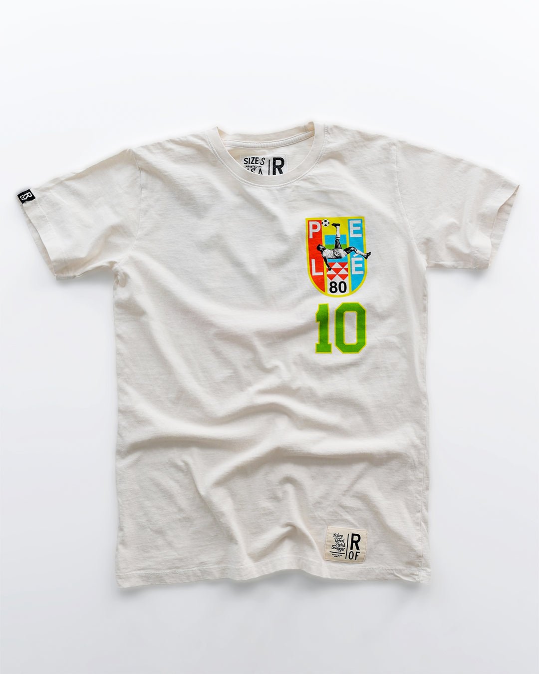 Pelé #10 Brasil White Tee